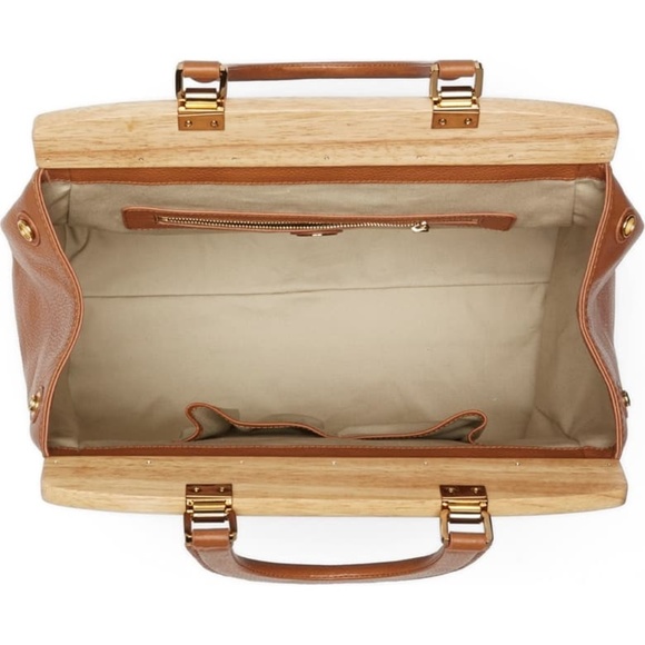 🎉2xHP🎉Tory Burch RARE Mirrored Attersee Satchel - Picture 4 of 16